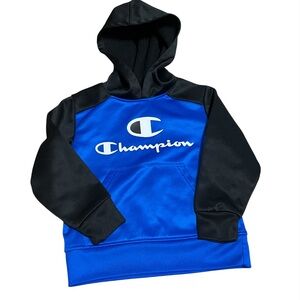 Champion Kids Hoodie in Blue and Black size 5/6